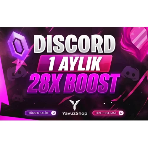 ⭐️OTO+BOTSUZ JET DİSCORD 1 AYLIK 28X BOOST⭐️